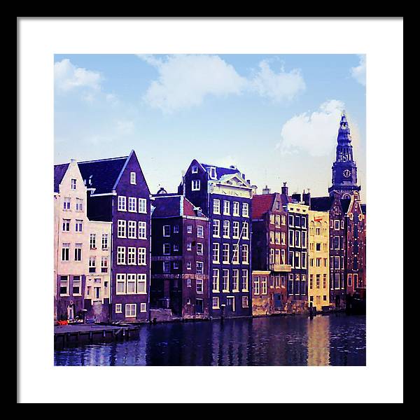 Vintage Travel Amsterdam - Framed Print