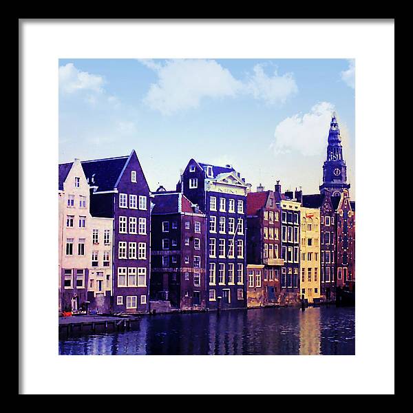 Vintage Travel Amsterdam - Framed Print