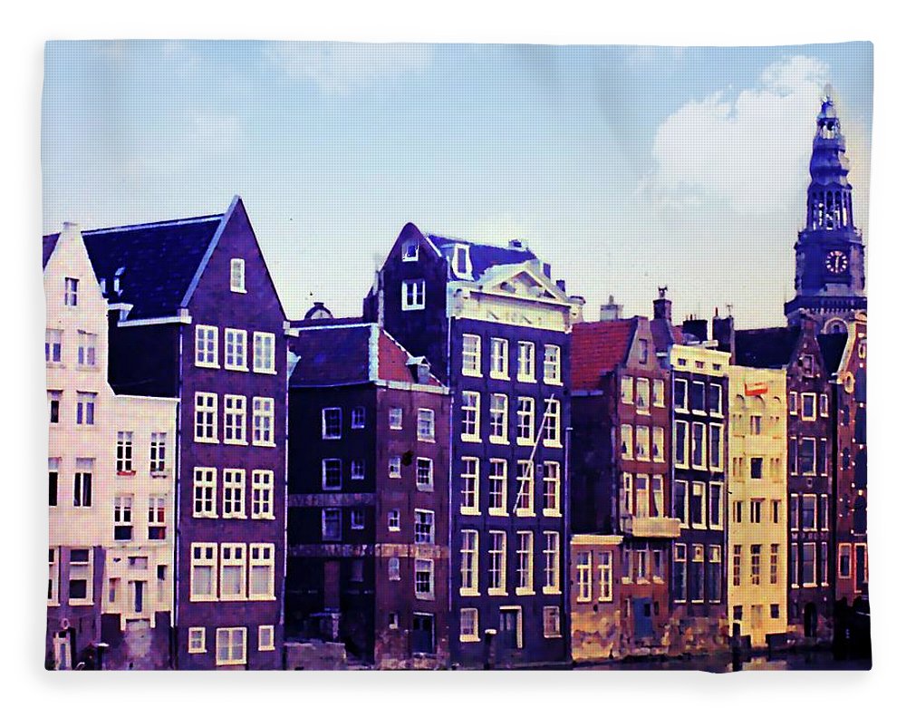 Vintage Travel Amsterdam - Blanket