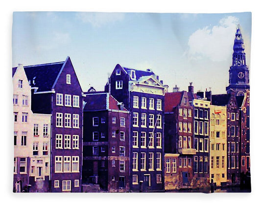 Vintage Travel Amsterdam - Blanket