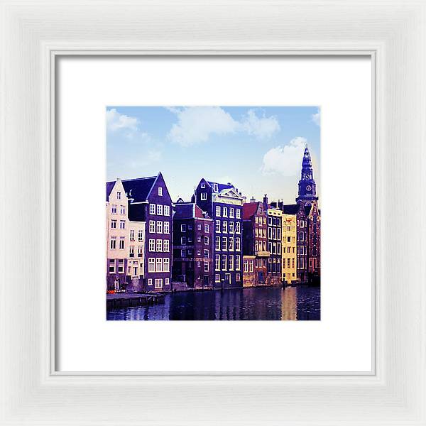 Vintage Travel Amsterdam - Framed Print