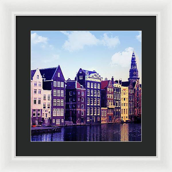 Vintage Travel Amsterdam - Framed Print