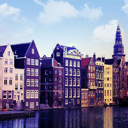 Vintage Travel Amsterdam - Art Print