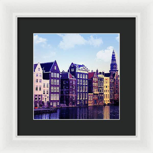 Vintage Travel Amsterdam - Framed Print