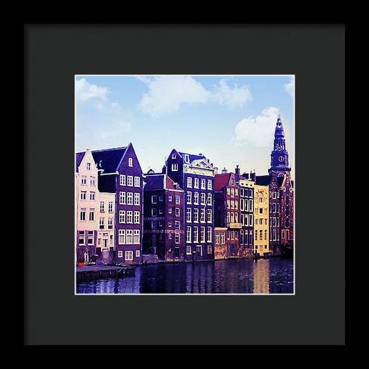 Vintage Travel Amsterdam - Framed Print
