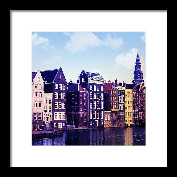 Vintage Travel Amsterdam - Framed Print