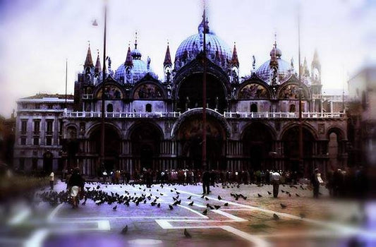 Vintage Travel Cathedral San Marco - Art Print