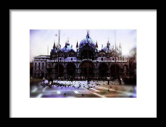 Vintage Travel Cathedral San Marco - Framed Print