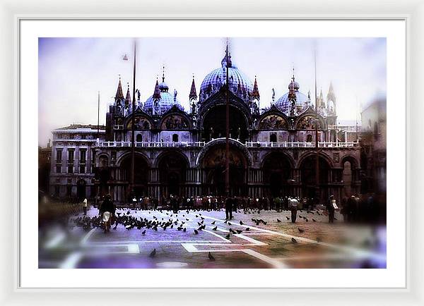 Vintage Travel Cathedral San Marco - Framed Print