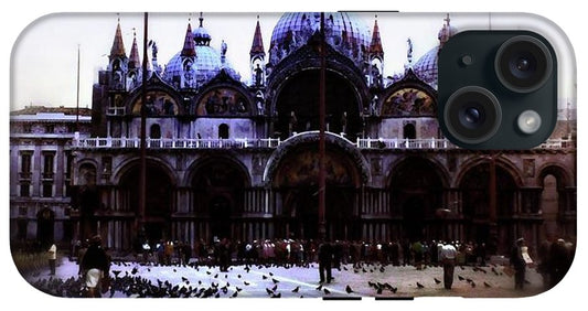 Vintage Travel Cathedral San Marco - Phone Case