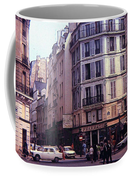 Vintage Travel Europe Streetcorner - Mug