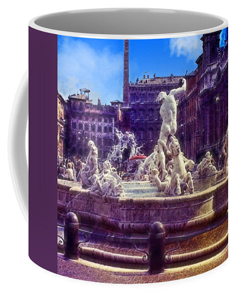 Vintage Travel Italian Fountain - Mug