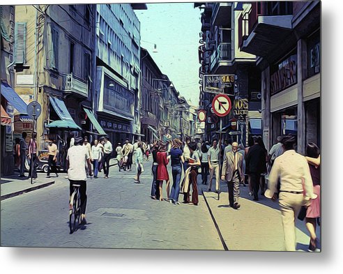 Vintage Travel Italy 1971 - Metal Print