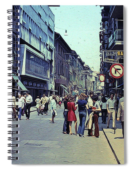 Vintage Travel Italy 1971 - Spiral Notebook