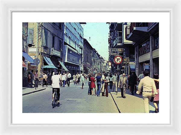 Vintage Travel Italy 1971 - Framed Print