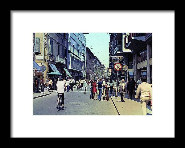 Vintage Travel Italy 1971 - Framed Print