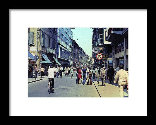Vintage Travel Italy 1971 - Framed Print