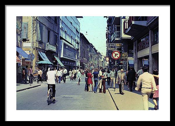 Vintage Travel Italy 1971 - Framed Print