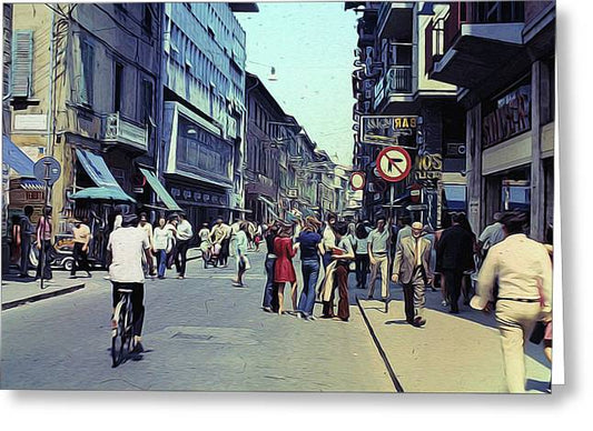 Vintage Travel Italy 1971 - Greeting Card