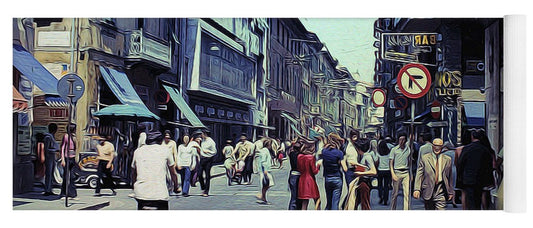 Vintage Travel Italy 1971 - Yoga Mat