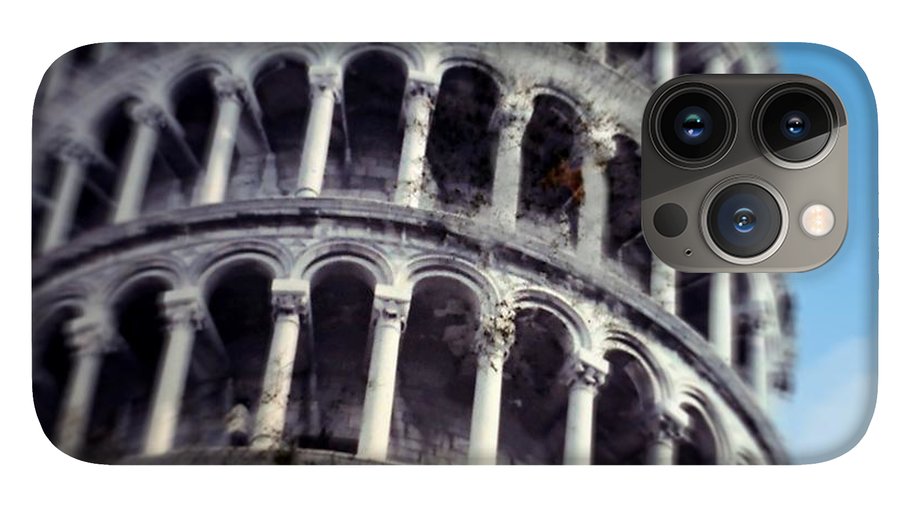 Vintage Travel Leaning Pisa Tower - Phone Case