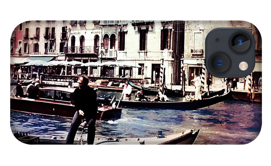 Vintage Travel on A Venice Canal - Phone Case
