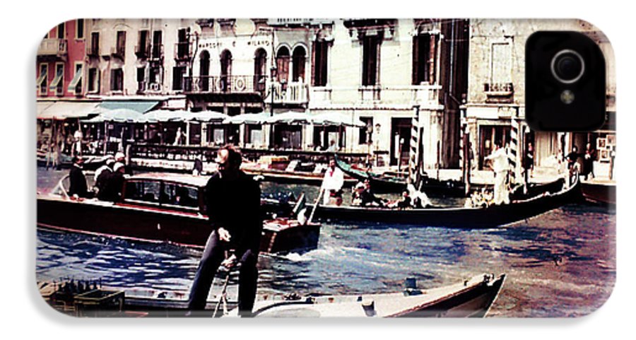 Vintage Travel on A Venice Canal - Phone Case