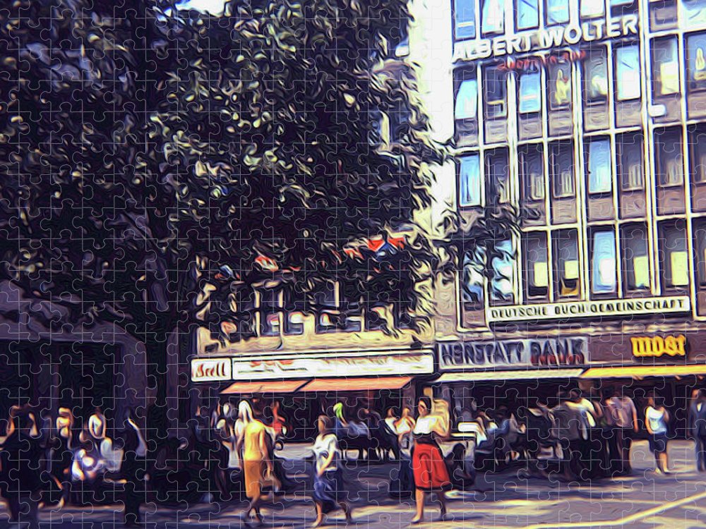 Vintage Travel Shopping in Germany 1973 - Puzzle