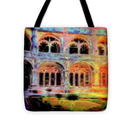 Vintage Travel Stadium Archway - Tote Bag