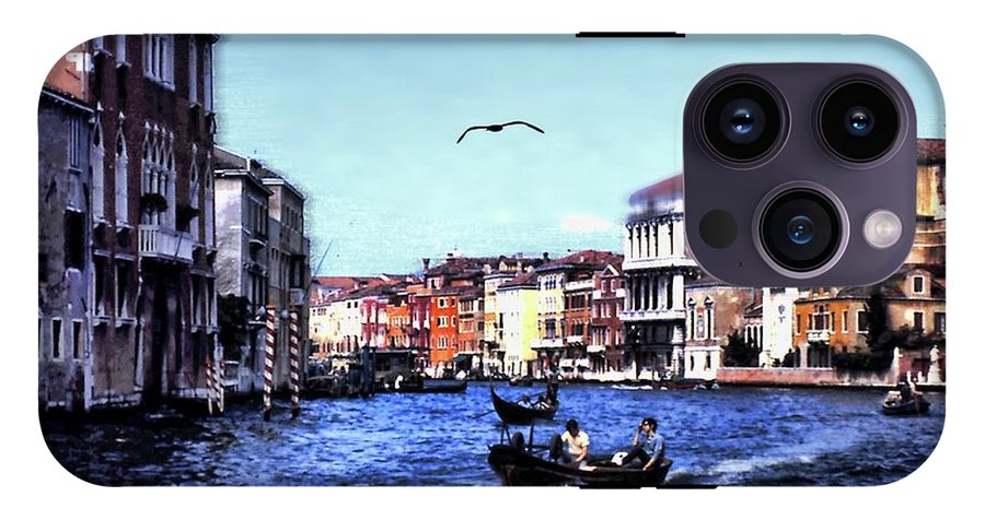 Vintage Travel Venice Canal - Phone Case