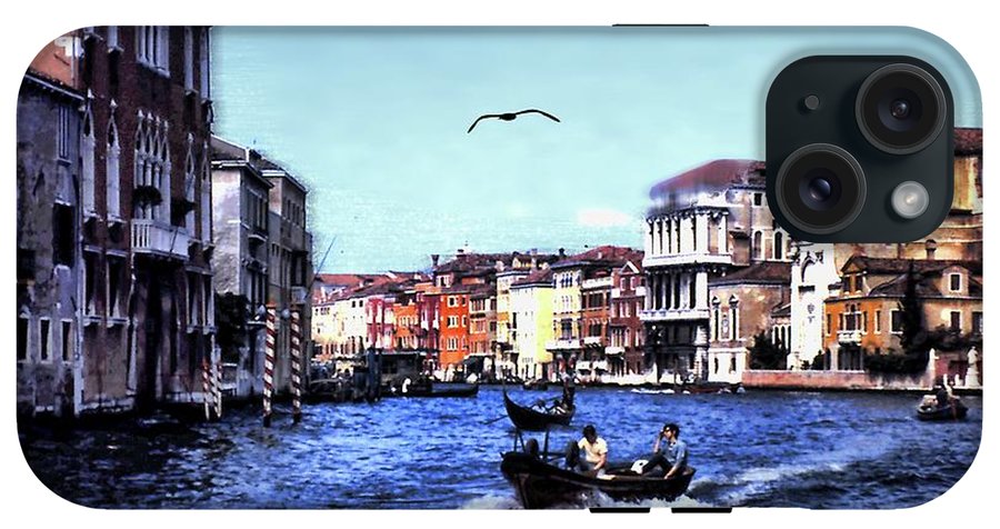 Vintage Travel Venice Canal - Phone Case