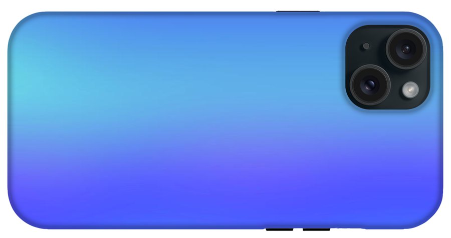 violet To Sky Blue Gradient - Phone Case