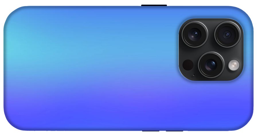 violet To Sky Blue Gradient - Phone Case