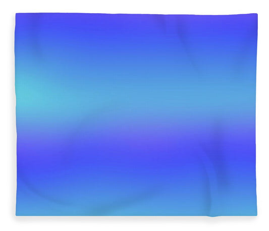 violet To Sky Blue Gradient - Blanket