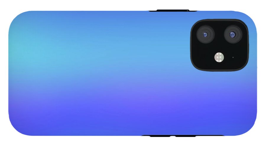 violet To Sky Blue Gradient - Phone Case