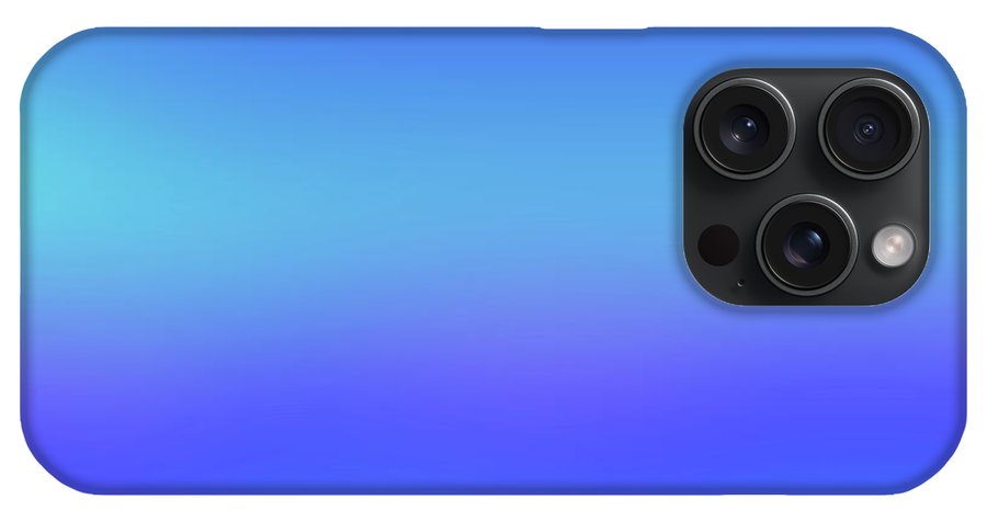 violet To Sky Blue Gradient - Phone Case