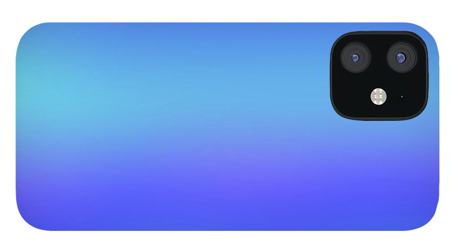 violet To Sky Blue Gradient - Phone Case