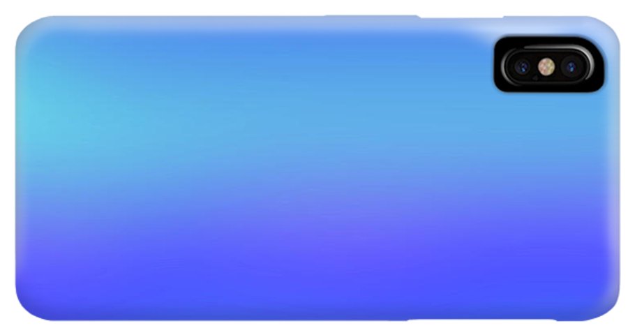violet To Sky Blue Gradient - Phone Case