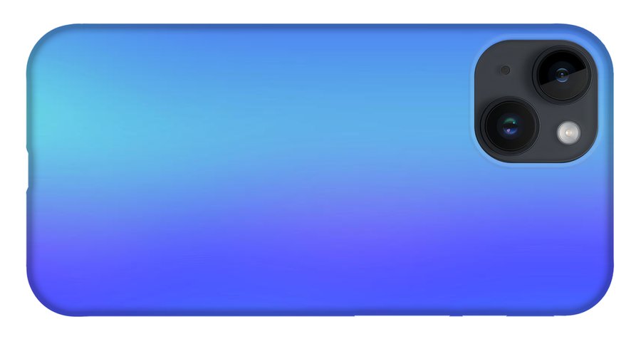 violet To Sky Blue Gradient - Phone Case