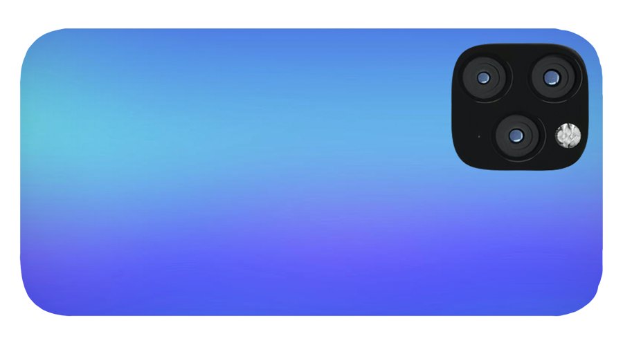 violet To Sky Blue Gradient - Phone Case