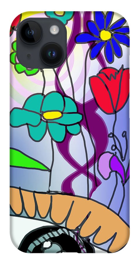 Watching The Flowers Grow - Phone Case