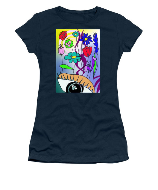 Watching The Flowers Grow - Women's T-Shirt