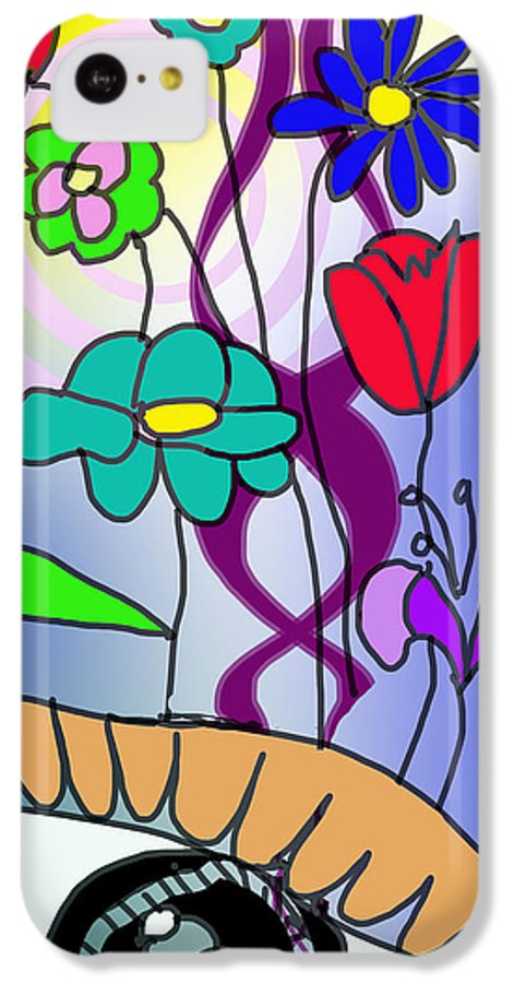 Watching The Flowers Grow - Phone Case