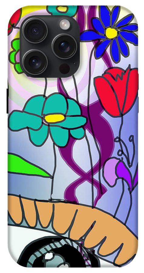 Watching The Flowers Grow - Phone Case