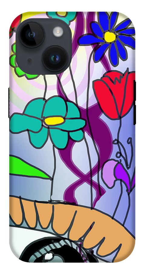 Watching The Flowers Grow - Phone Case