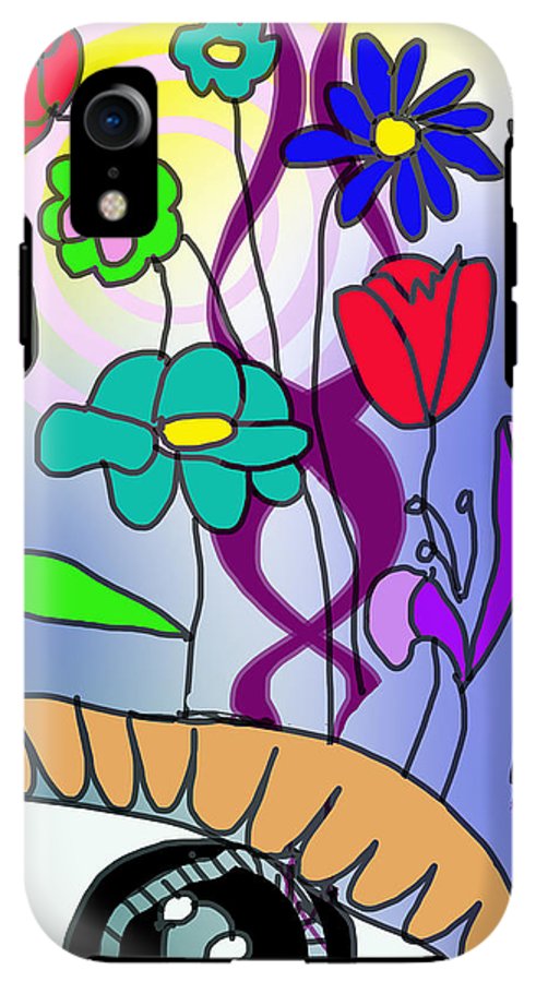 Watching The Flowers Grow - Phone Case