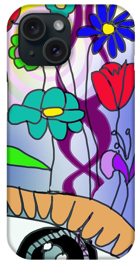 Watching The Flowers Grow - Phone Case