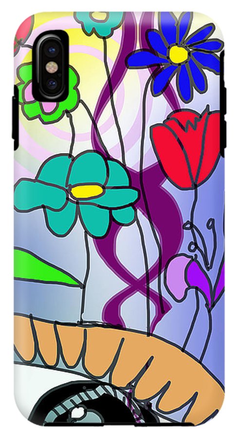 Watching The Flowers Grow - Phone Case