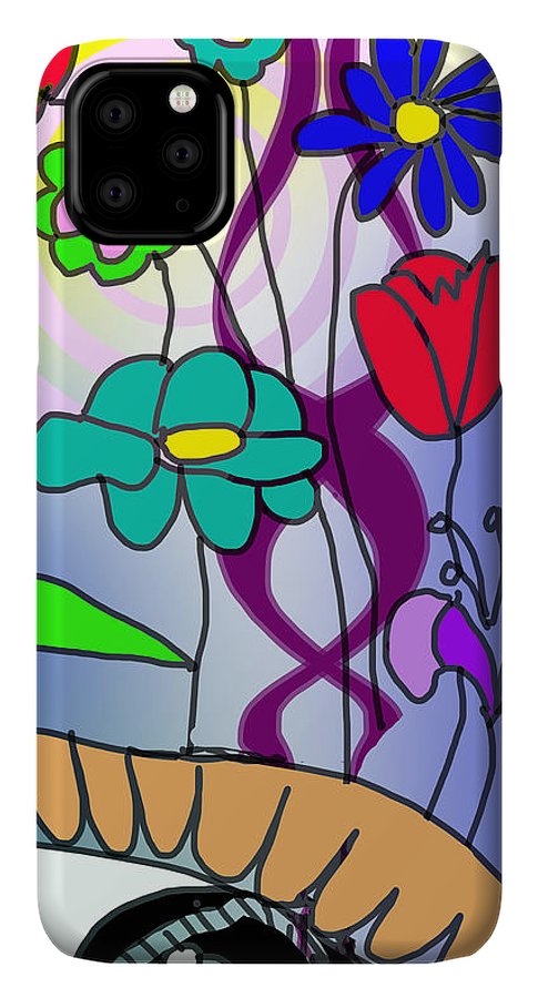 Watching The Flowers Grow - Phone Case