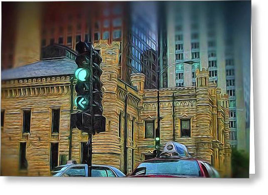 Water Tower Chicago - Greeting Card